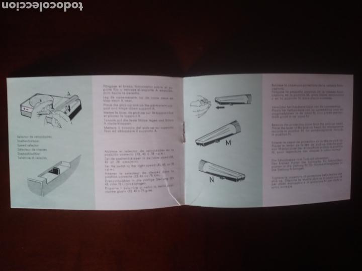 Fon&oacute;grafos y grabadoras de v&aacute;lvulas: Instrucciones de tocadiscos electr&oacute;fono ASKAR - Foto 2