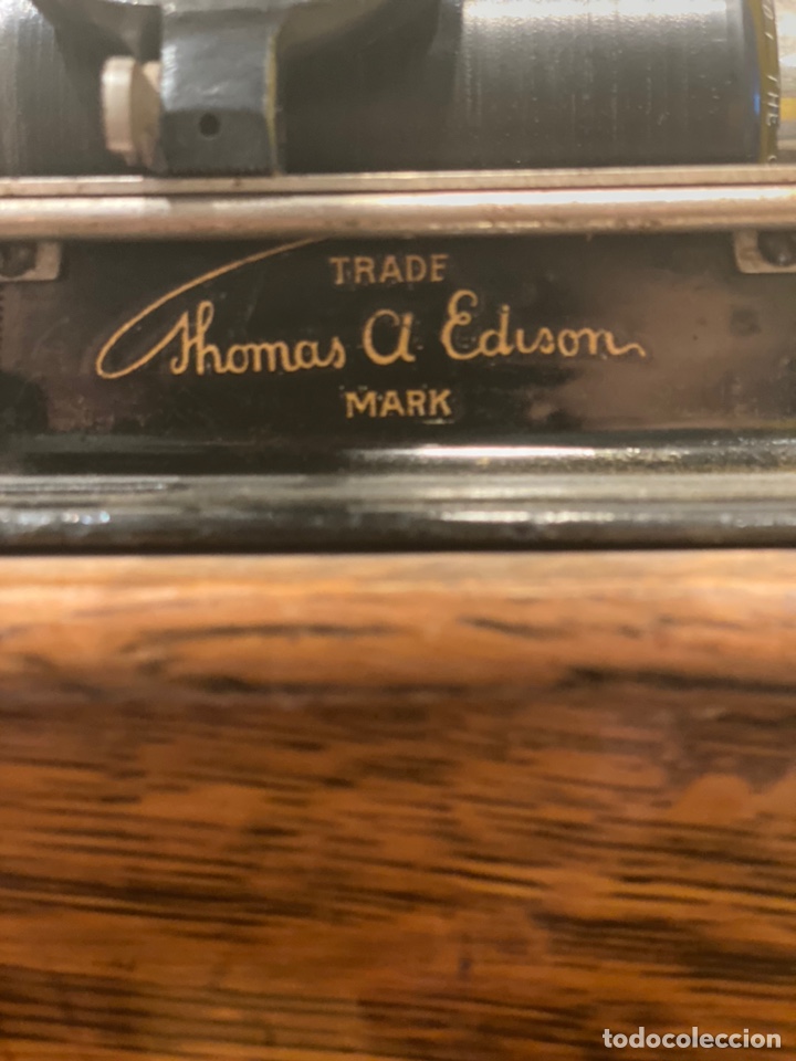 Fon&oacute;grafos y grabadoras de v&aacute;lvulas: Fonografo Edison primeros &lsquo;900 + accesorios - Foto 2