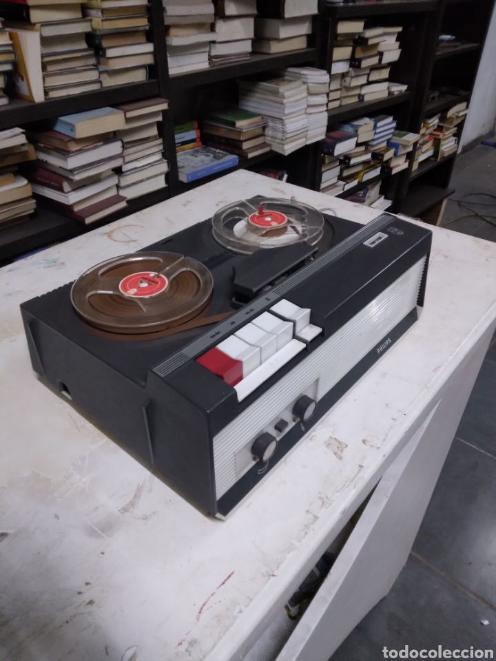 Fon&oacute;grafos y grabadoras de v&aacute;lvulas: Magnetofono Philips - Foto 1