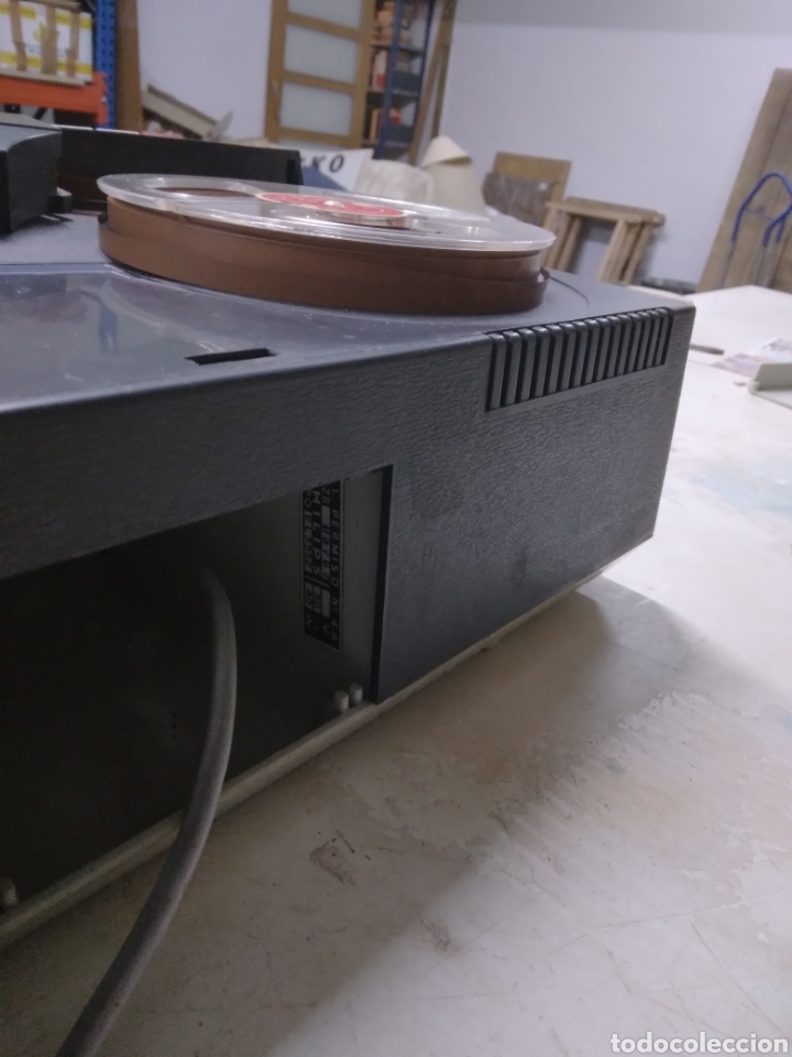 Fon&oacute;grafos y grabadoras de v&aacute;lvulas: Magnetofono Philips - Foto 4