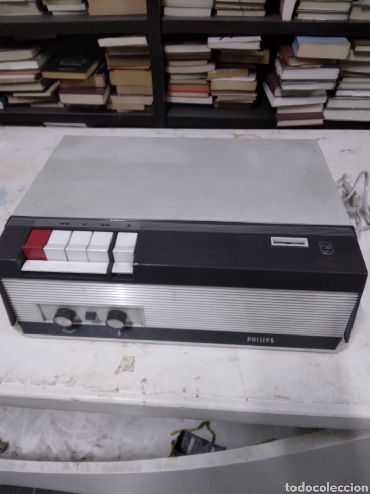 Fon&oacute;grafos y grabadoras de v&aacute;lvulas: Magnetofono Philips - Foto 7