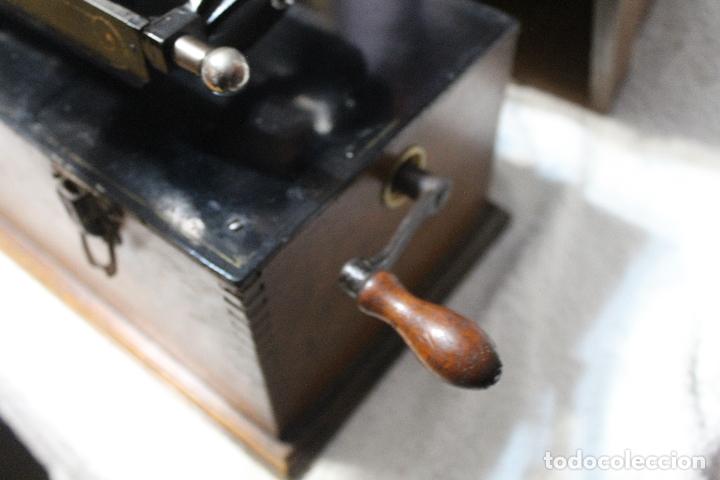 Fon&oacute;grafos y grabadoras de v&aacute;lvulas: Edison Home Phonograh FUNCIONANDO - Foto 19