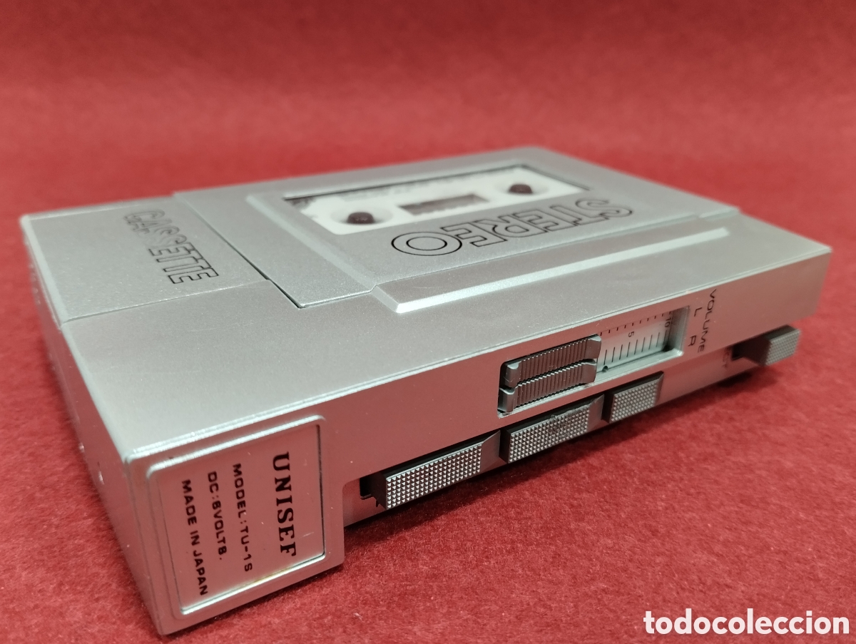Microcassette Walkman UNISEF M-1 Argenté - A Réviser - Vintage Audio