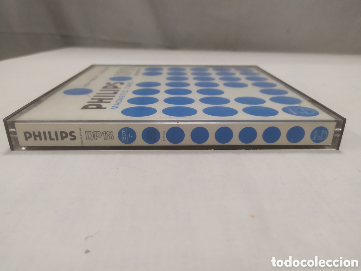 Fon&oacute;grafos y grabadoras de v&aacute;lvulas: Cinta magnetica Philips DP18 Doubleplay - Foto 2