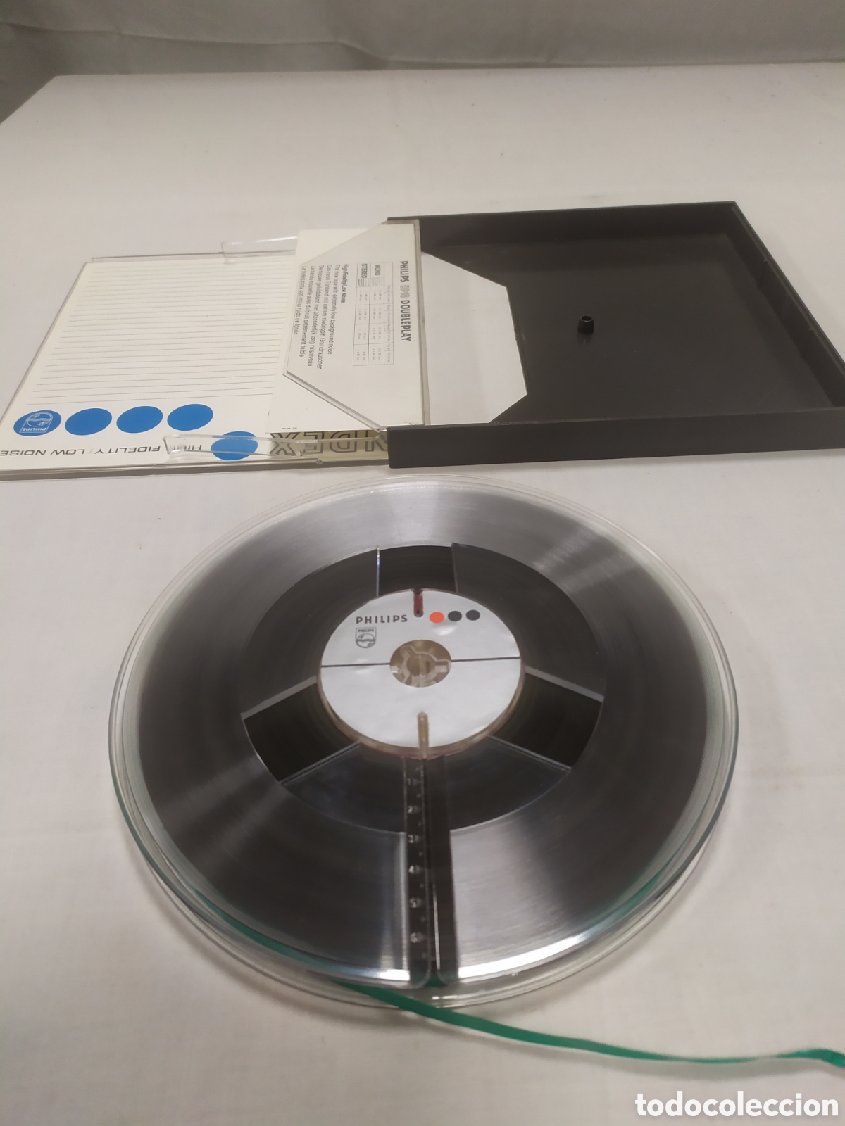 Fon&oacute;grafos y grabadoras de v&aacute;lvulas: Cinta magnetica Philips DP18 Doubleplay - Foto 3