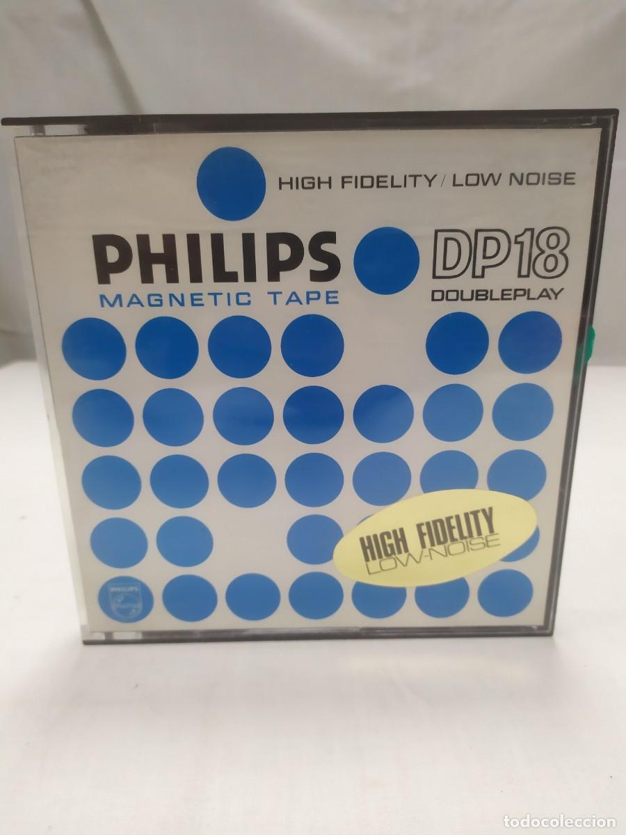 Fon&oacute;grafos y grabadoras de v&aacute;lvulas: Cinta magnetica Philips DP18 Doubleplay - Foto 1