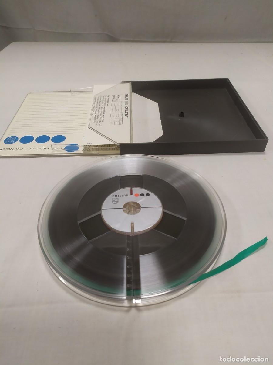 Fon&oacute;grafos y grabadoras de v&aacute;lvulas: Cinta magnetica Philips DP18 Doubleplay - Foto 3