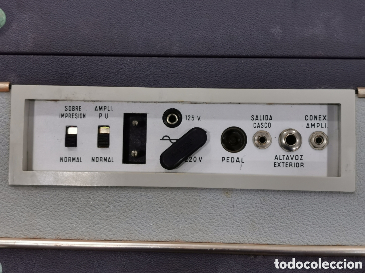 Fon&oacute;grafos y grabadoras de v&aacute;lvulas: Magnetofono - Foto 5