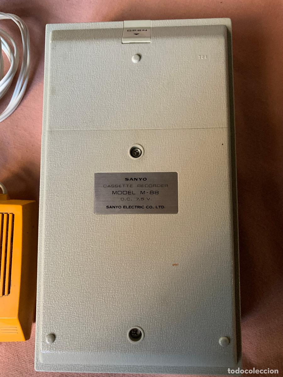 Fon&oacute;grafos y grabadoras de v&aacute;lvulas: Magnet&oacute;fono Sanyo M-88 - Foto 2