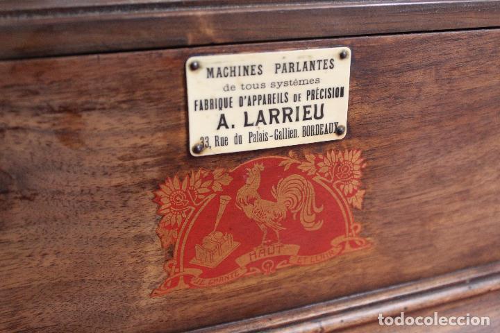 Fon&oacute;grafos y grabadoras de v&aacute;lvulas: fonografo pathe funcionando - Foto 26