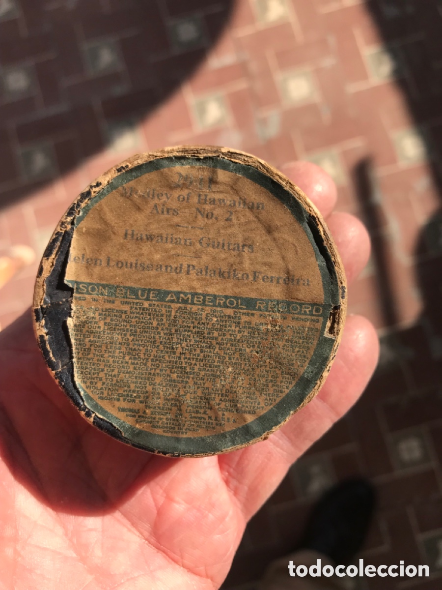 Fon&oacute;grafos y grabadoras de v&aacute;lvulas: Tapas para envases de cilindros Edison - Foto 16