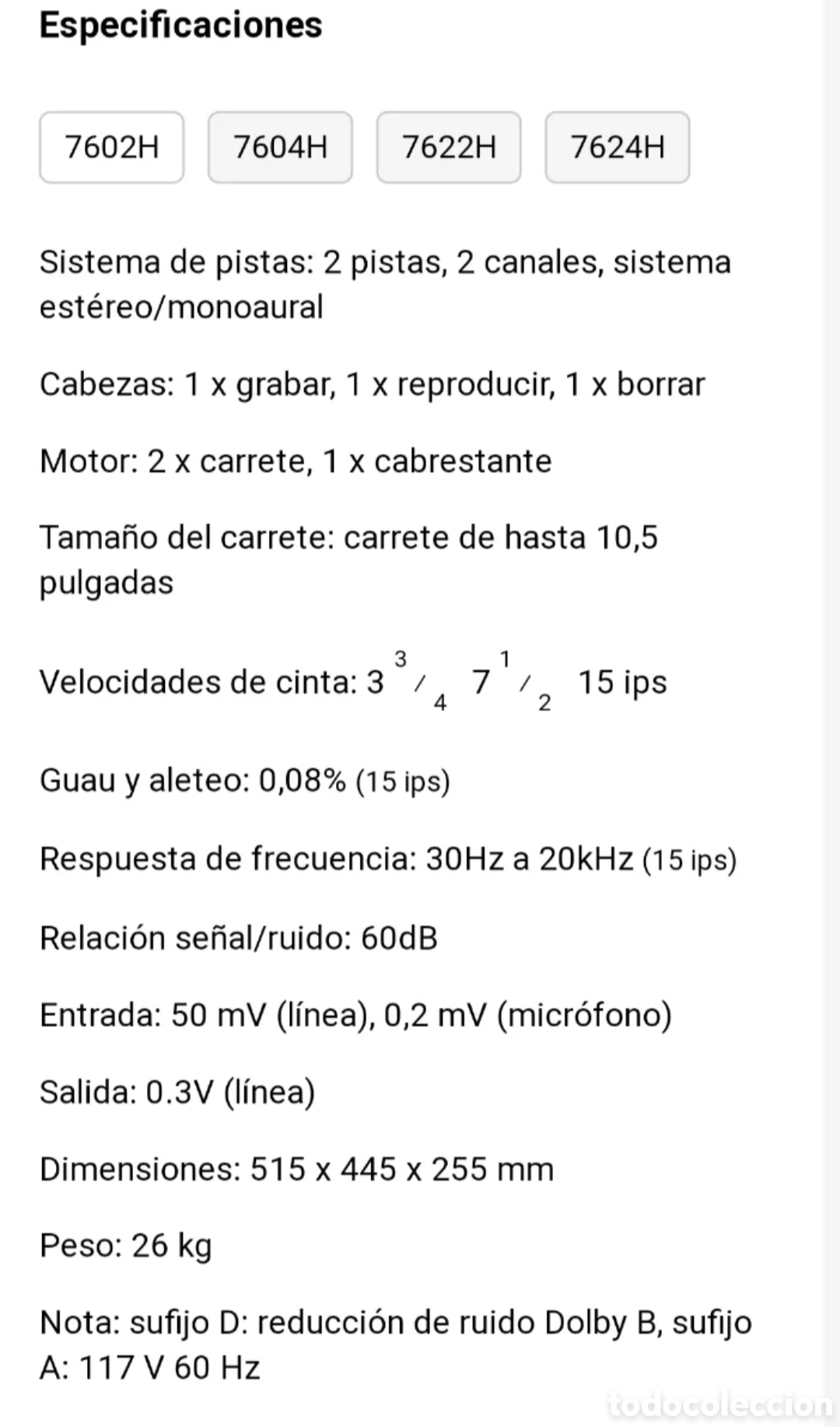 Fon&oacute;grafos y grabadoras de v&aacute;lvulas: Magnet&oacute;fono Ferrograph Logic 7 - Foto 6
