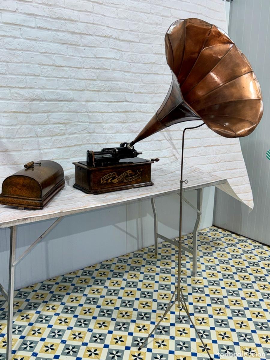Fon&oacute;grafos y grabadoras de v&aacute;lvulas: FON&Oacute;GRAFO EDISON MODELO HOME - Foto 3
