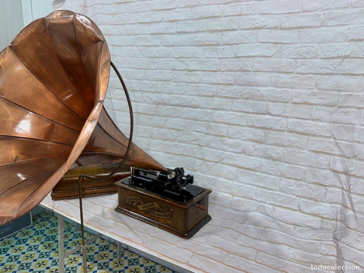Fon&oacute;grafos y grabadoras de v&aacute;lvulas: FON&Oacute;GRAFO EDISON MODELO HOME - Foto 4