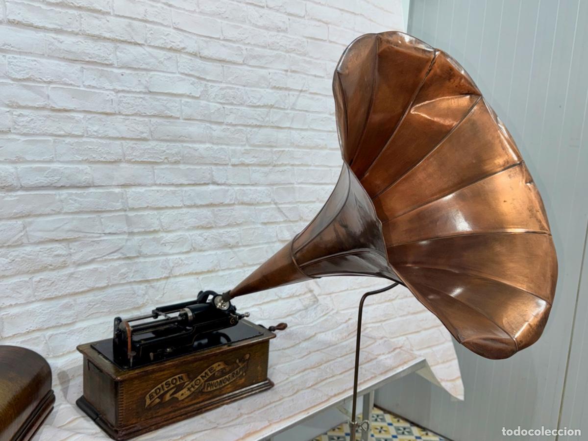 Fon&oacute;grafos y grabadoras de v&aacute;lvulas: FON&Oacute;GRAFO EDISON MODELO HOME - Foto 5