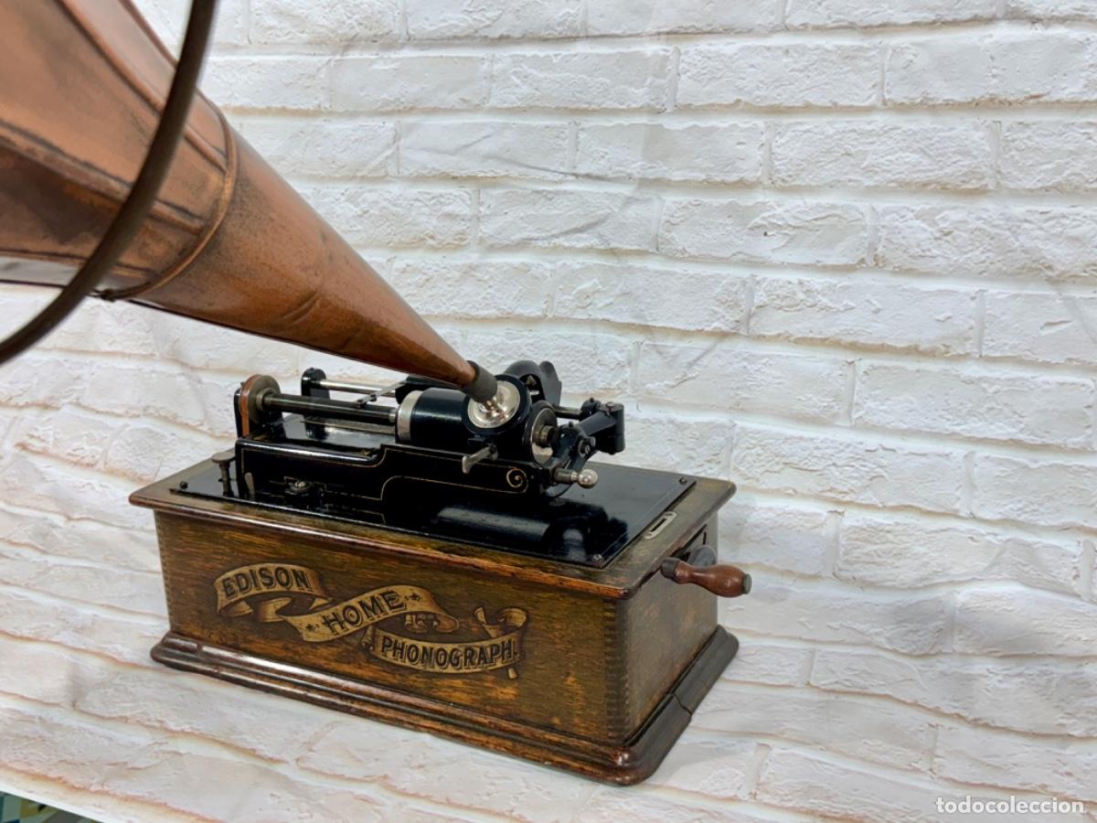 Fon&oacute;grafos y grabadoras de v&aacute;lvulas: FON&Oacute;GRAFO EDISON MODELO HOME - Foto 7