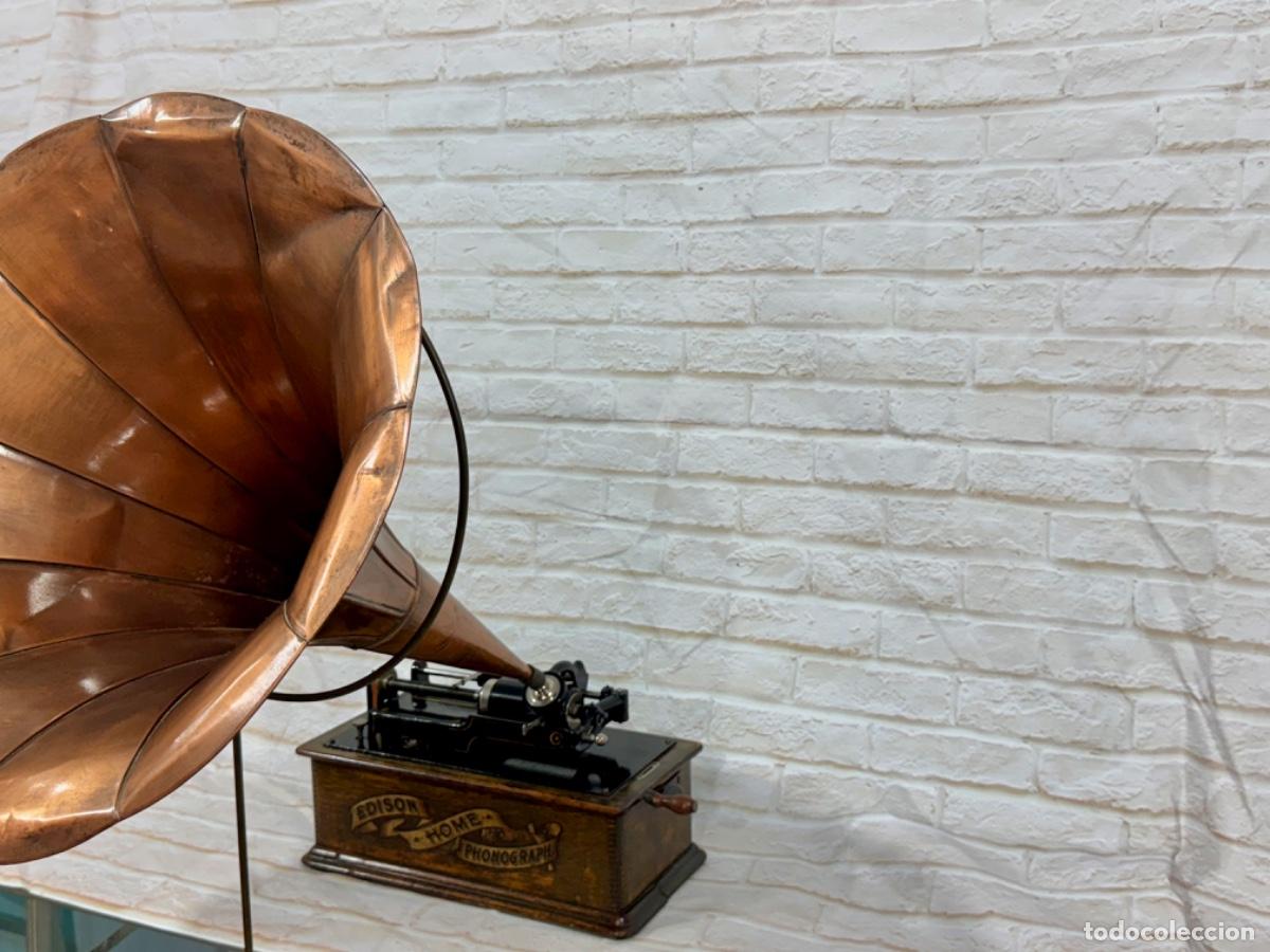 Fon&oacute;grafos y grabadoras de v&aacute;lvulas: FON&Oacute;GRAFO EDISON MODELO HOME - Foto 8