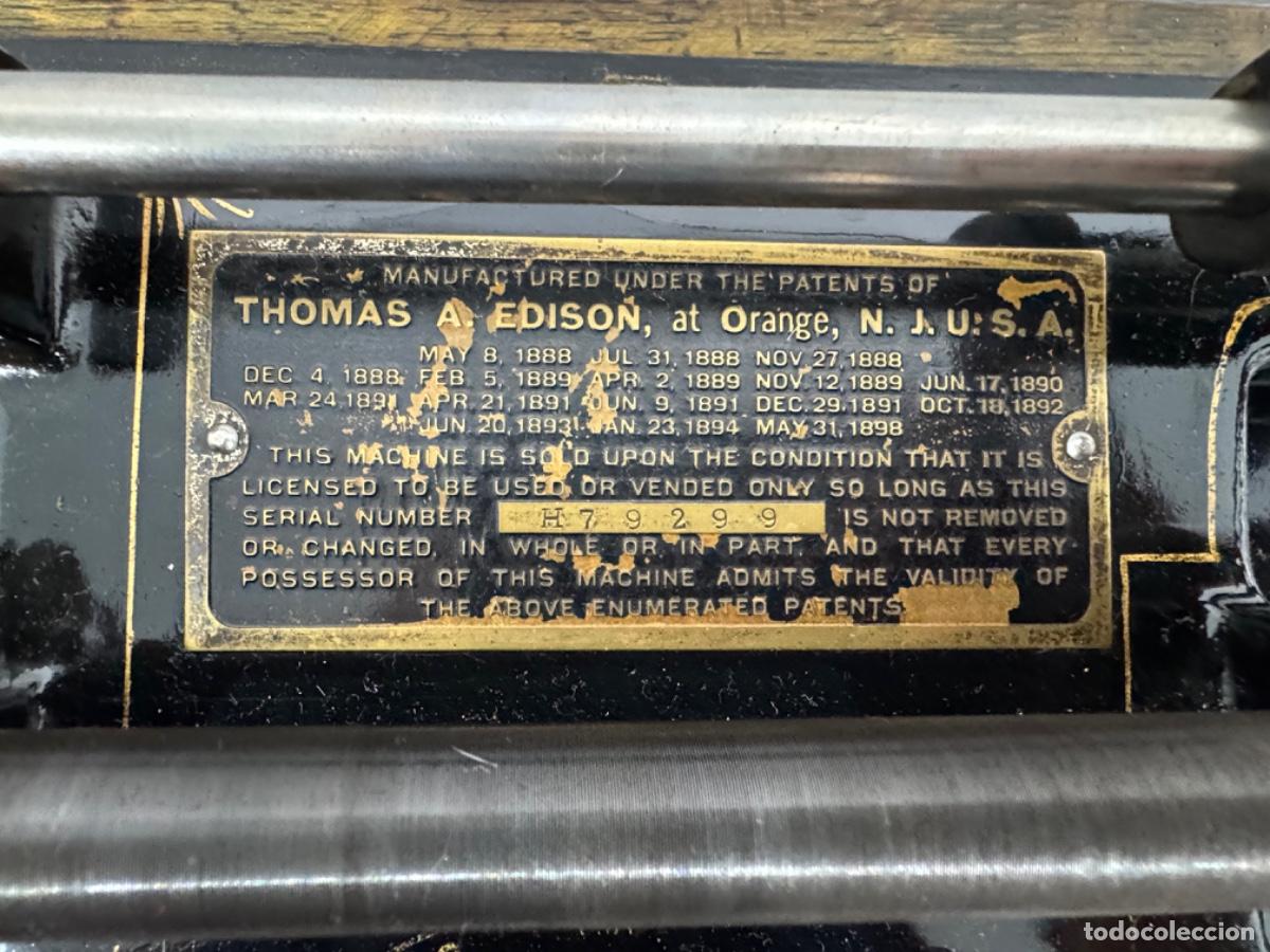 Fon&oacute;grafos y grabadoras de v&aacute;lvulas: FON&Oacute;GRAFO EDISON MODELO HOME - Foto 10