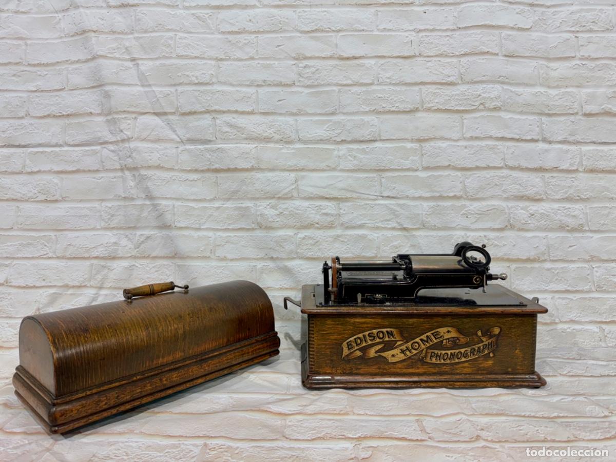 Fon&oacute;grafos y grabadoras de v&aacute;lvulas: FON&Oacute;GRAFO EDISON MODELO HOME - Foto 13