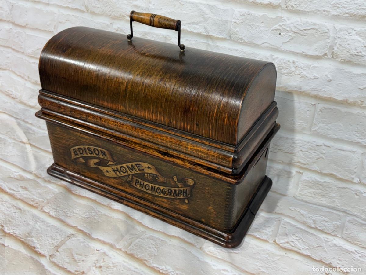 Fon&oacute;grafos y grabadoras de v&aacute;lvulas: FON&Oacute;GRAFO EDISON MODELO HOME - Foto 14