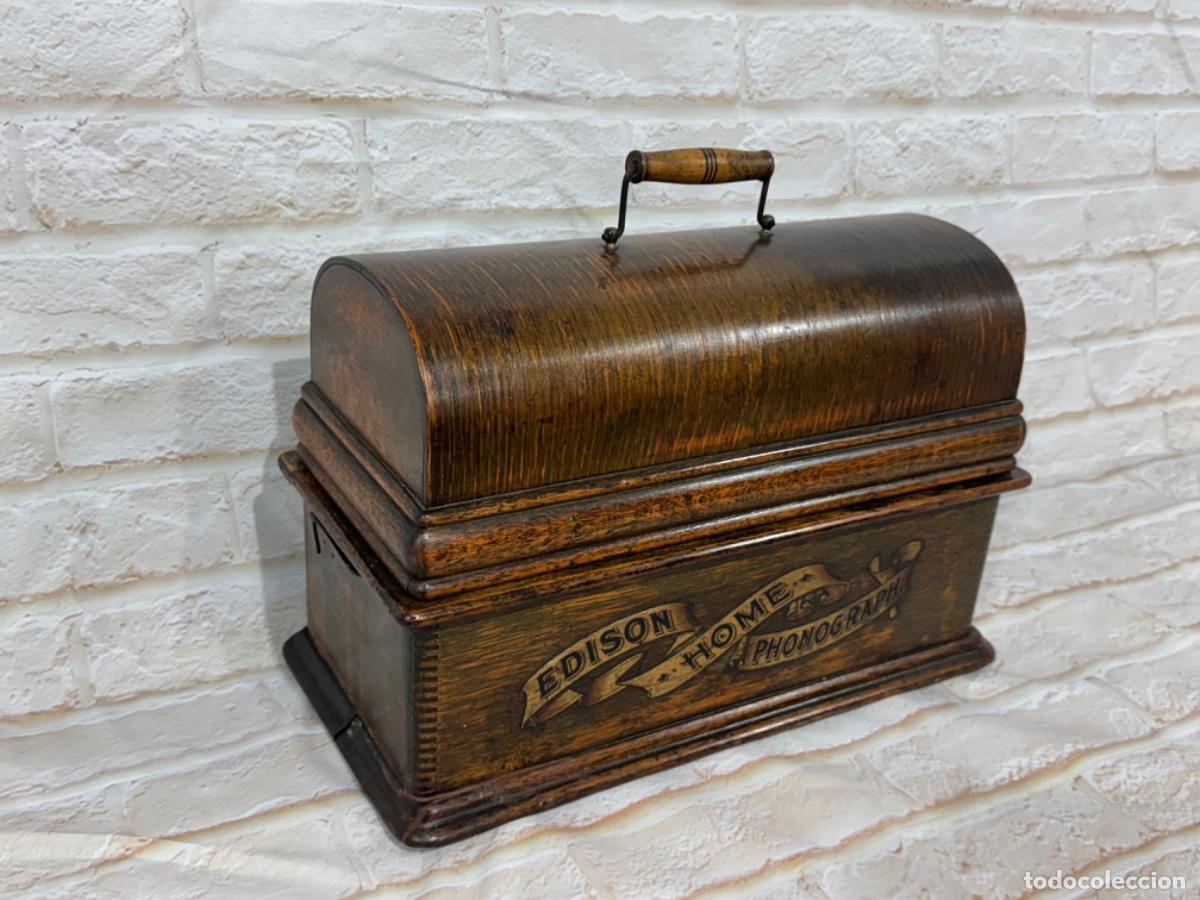 Fon&oacute;grafos y grabadoras de v&aacute;lvulas: FON&Oacute;GRAFO EDISON MODELO HOME - Foto 15