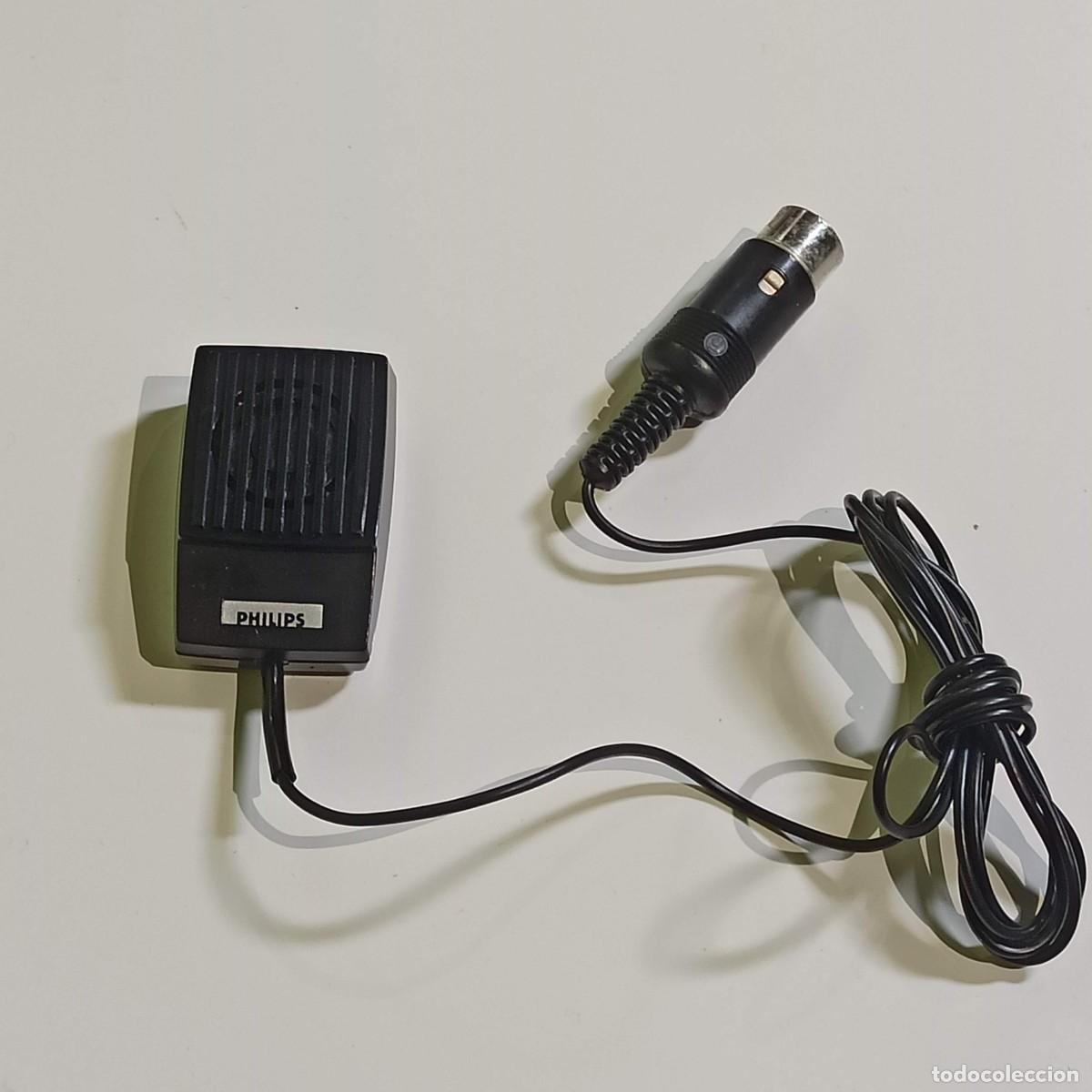 Fon&oacute;grafos y grabadoras de v&aacute;lvulas: Antiguo Microfono Phillips - Foto 1