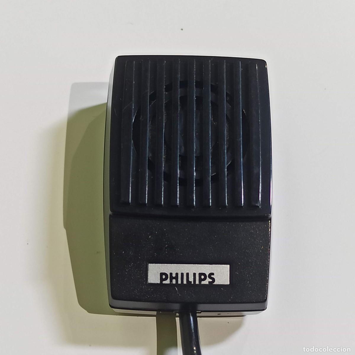 Fon&oacute;grafos y grabadoras de v&aacute;lvulas: Antiguo Microfono Phillips - Foto 2