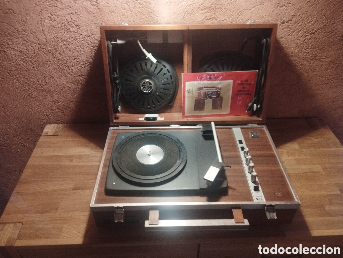 Fon&oacute;grafos y grabadoras de v&aacute;lvulas: Tocadiscos General Electrica Espa&ntilde;ola - Foto 1