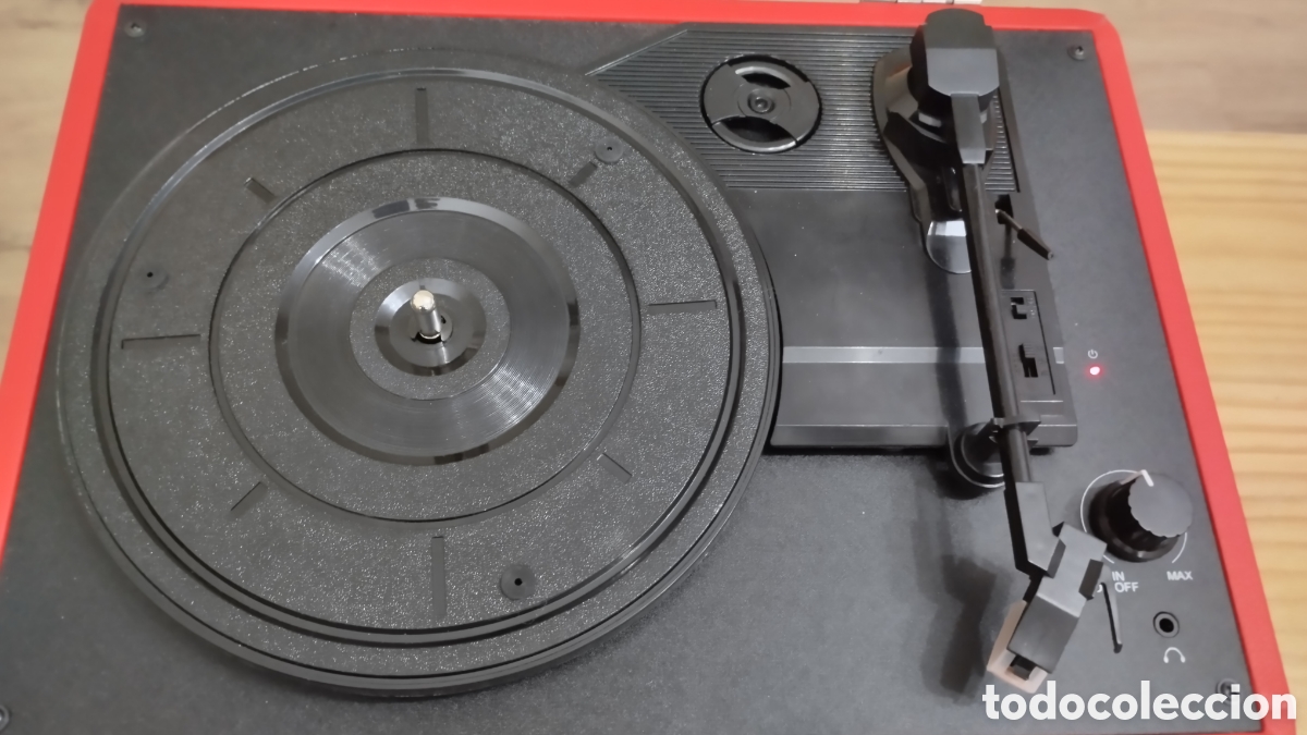 Fon&oacute;grafos y grabadoras de v&aacute;lvulas: Tocadiscos port&aacute;til Ibox nuevo - Foto 3