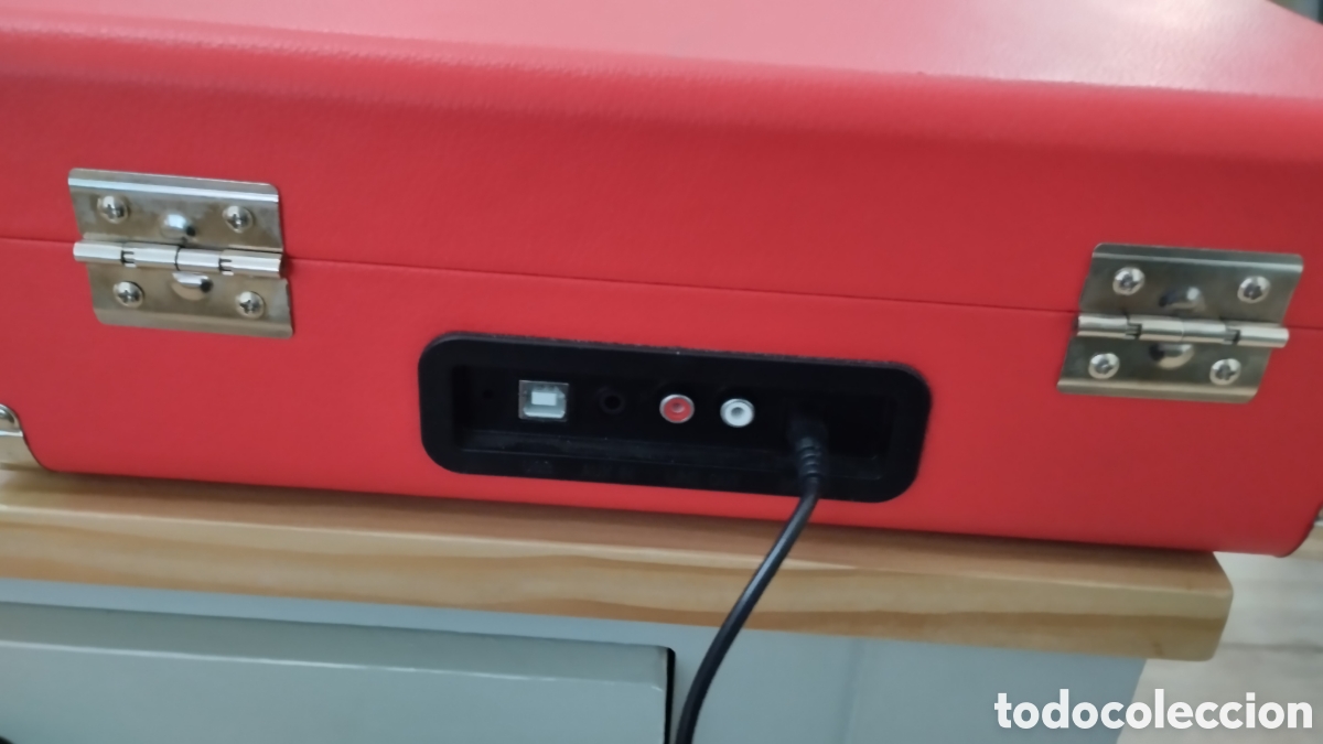 Fon&oacute;grafos y grabadoras de v&aacute;lvulas: Tocadiscos port&aacute;til Ibox nuevo - Foto 4
