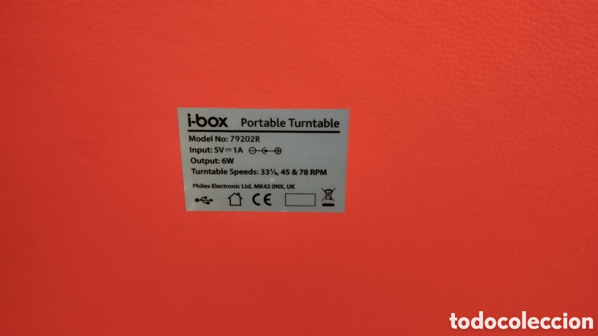 Fon&oacute;grafos y grabadoras de v&aacute;lvulas: Tocadiscos port&aacute;til Ibox nuevo - Foto 7
