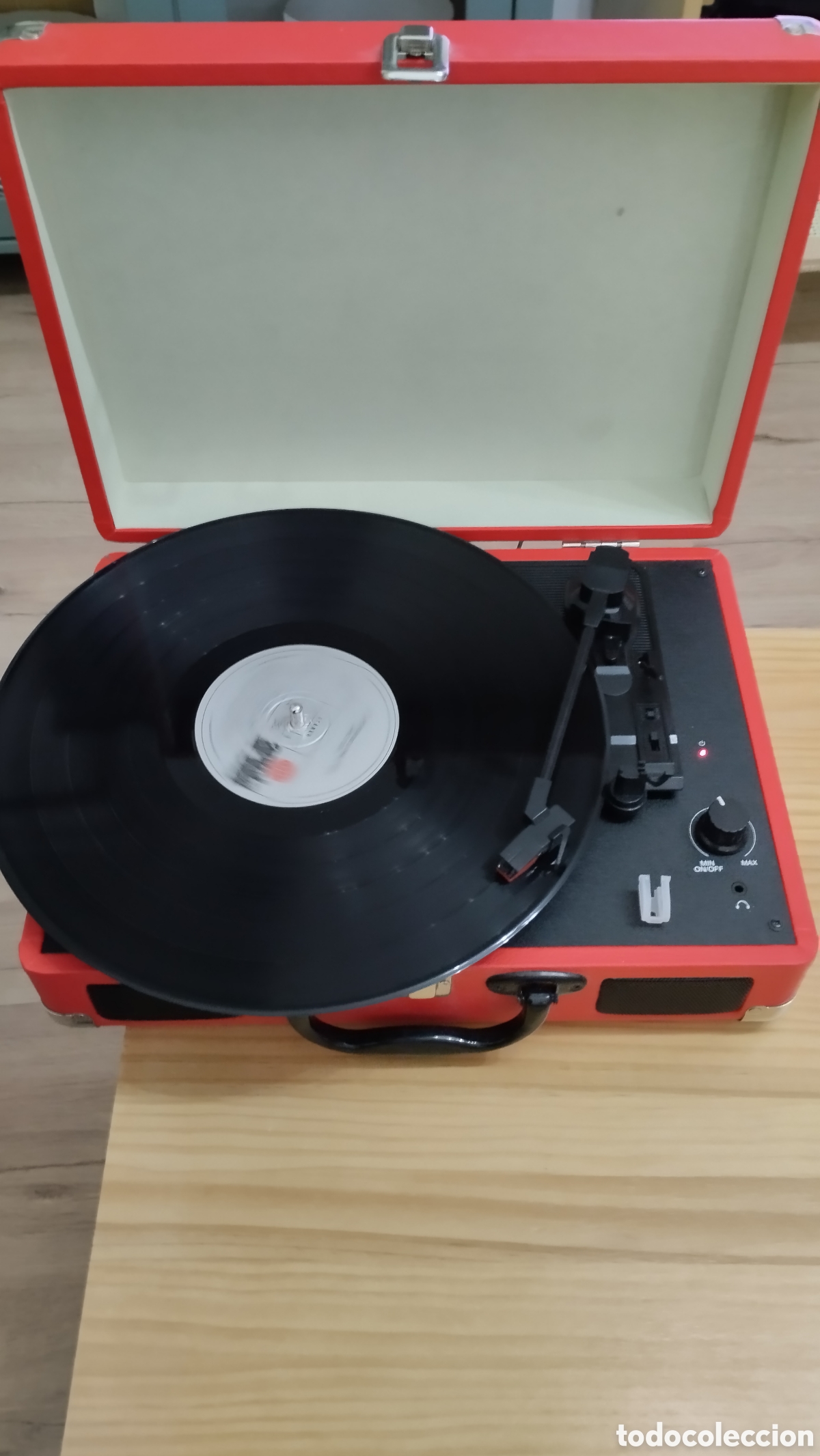 Fon&oacute;grafos y grabadoras de v&aacute;lvulas: Tocadiscos port&aacute;til Ibox nuevo - Foto 1