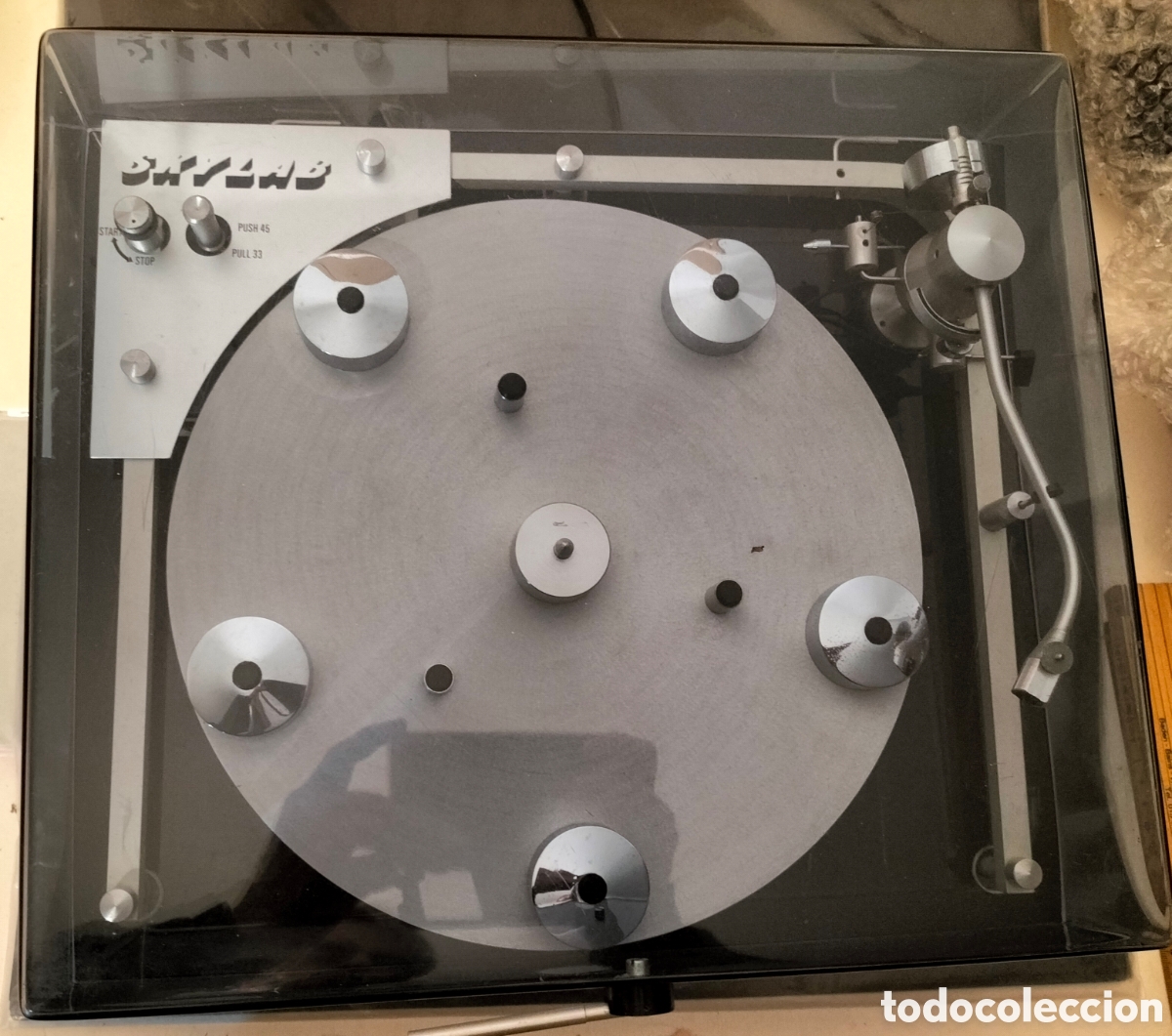 Fon&oacute;grafos y grabadoras de v&aacute;lvulas: Tocadiscos futurista Skylab - Foto 3