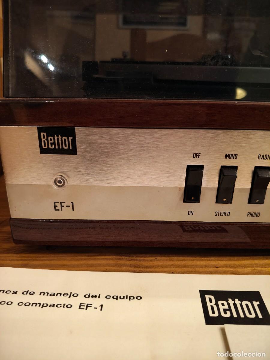 Fon&oacute;grafos y grabadoras de v&aacute;lvulas: Equipo Bettor EF1. Dual 1010 - Foto 3