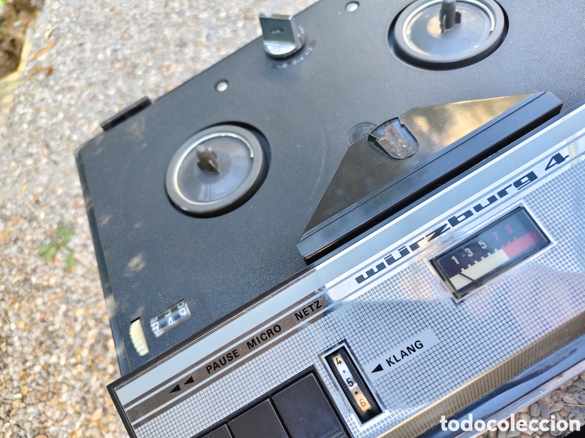 Fon&oacute;grafos y grabadoras de v&aacute;lvulas: Magnetofono GRUNDIG DE LUXE - Foto 4
