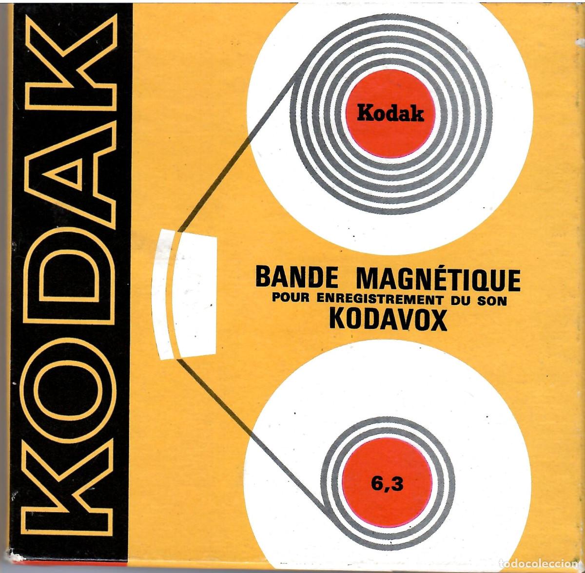 Fon&oacute;grafos y grabadoras de v&aacute;lvulas: CINTA MAGNETICA KODAK PARA GRABACION DE SONIDO