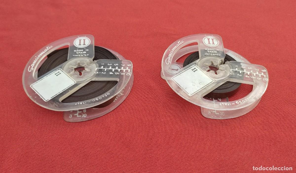 Fon&oacute;grafos y grabadoras de v&aacute;lvulas: 2 cintas magneticas Geloso - usadas