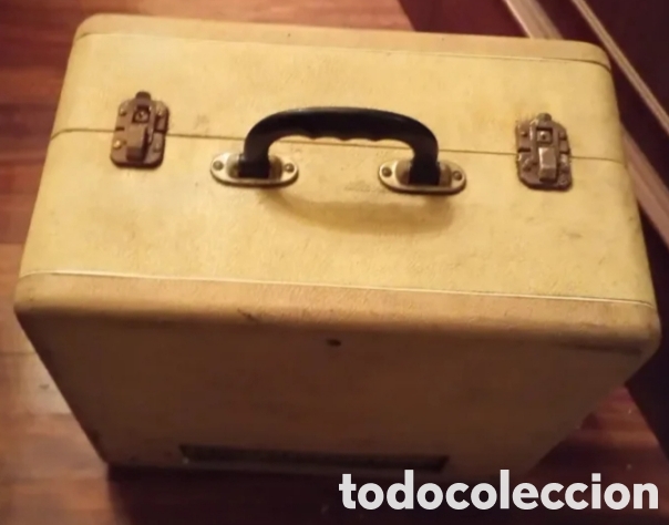 Phonographen und Walzen: Magnet&oacute;fono V&aacute;lvulas A&ntilde;os 50 Beige