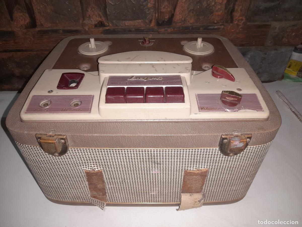 Fon&oacute;grafos y grabadoras de v&aacute;lvulas: Desguace Antiguo magnetof&oacute;n marca Ingra a&ntilde;o 1960