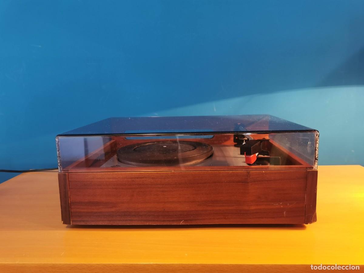 Fonografi e magnetofoni a valvole: TELEFUNKEN Musikus 108Z (1967) Giradischi Vintage da Tavolo in Legno