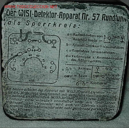 Radios de galena: Galena  marca Crystal - Foto 5
