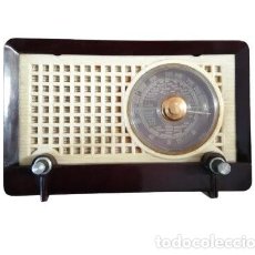 Radios de galena: RADIO BAQUELITA AÑOS 50 (FUNCIONA). Lote 312219123