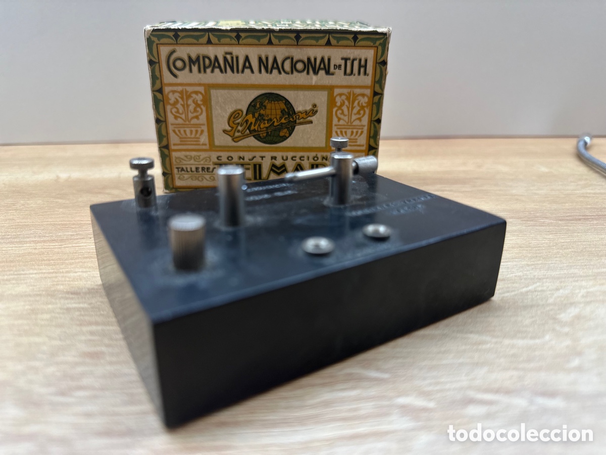 Radios de galena: Telmar Marconiphone tipo MC 1930 galena - Foto 3