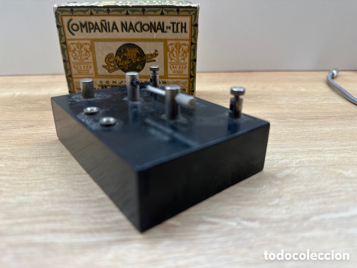 Radios de galena: Telmar Marconiphone tipo MC 1930 galena - Foto 4