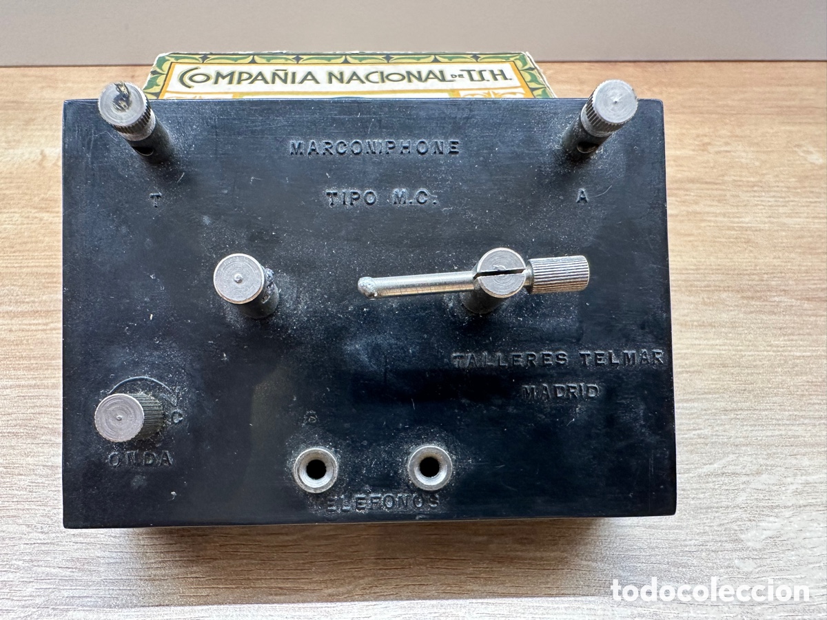 Radios de galena: Telmar Marconiphone tipo MC 1930 galena - Foto 5