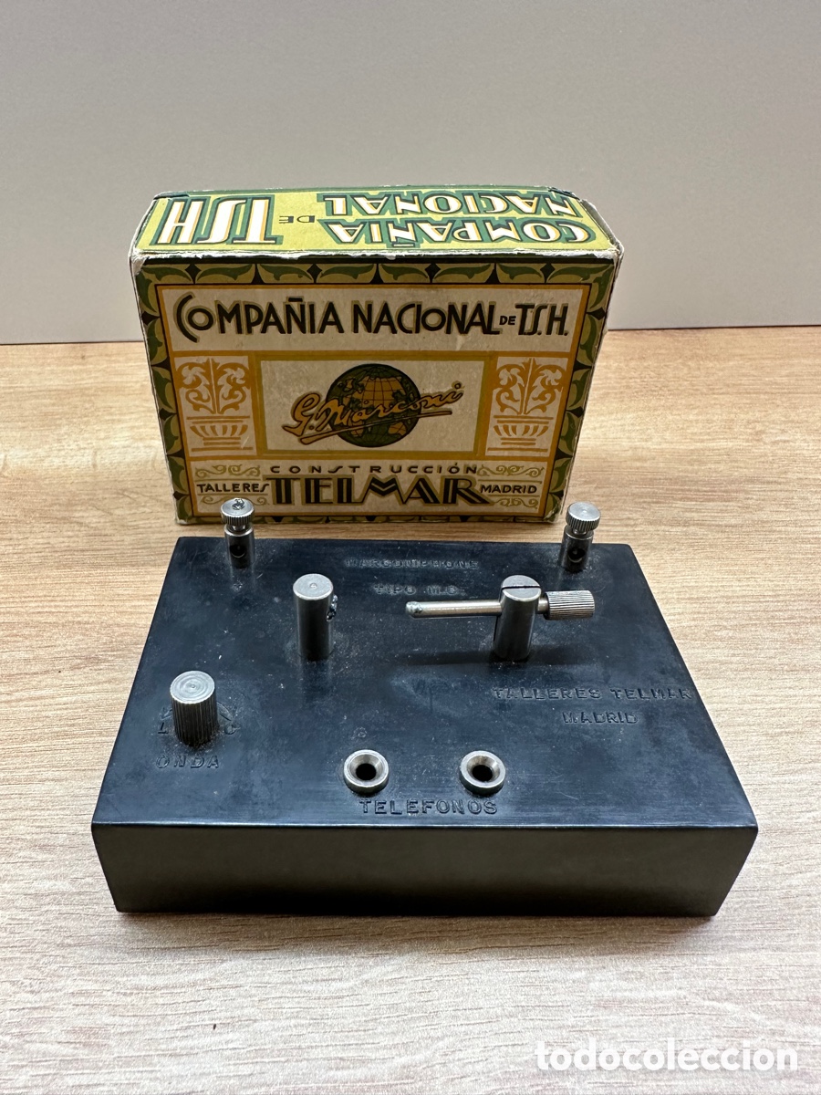 Radios de galena: Telmar Marconiphone tipo MC 1930 galena - Foto 1