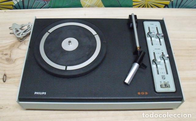 Radios de galena: Reproductor Tocadiscos Philips 22gf603/03B - Foto 2