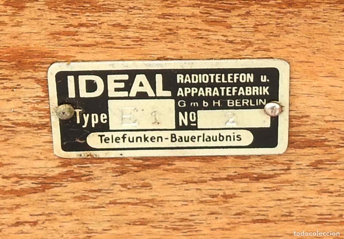 Radios de galena: Radio de galena IDEAL - c1930 - Foto 10