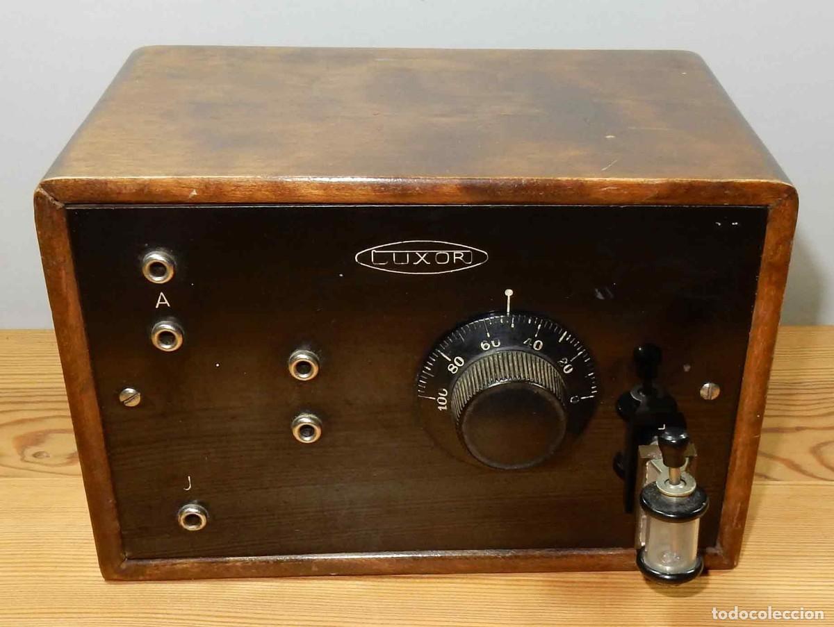 Radios de galena: Radio de galena LUXOR, c1920 - Foto 1