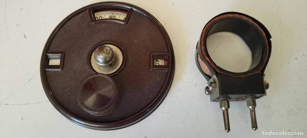 Radios de galena: DIAL ANTIGUO Y BOBINA.